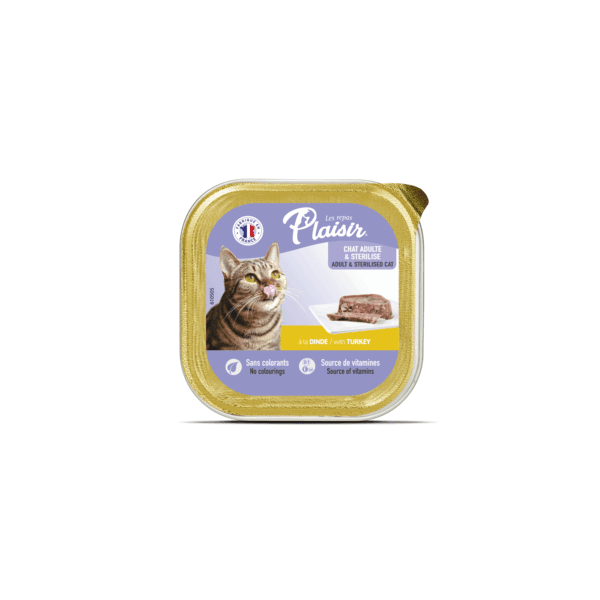 BARQUETTE PLAISIR PATE DINDE 100 GR