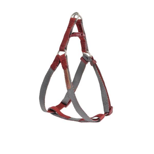 HARNAIS  NYLON CAMON ONE TOUCH BICOLORE GRIS/ROUGE 20X450X750MM