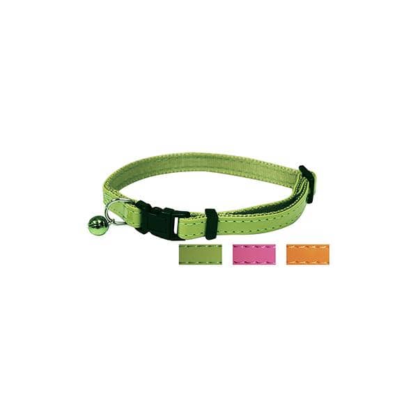 COLLIER CHAT GLOSSY VERT